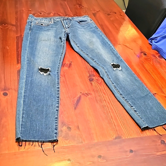 Articles of Society size 27 distressed cropped jeans - Picture 1 of 6